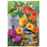 ‘Birds and Blooms’ Decorative Flag