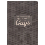 Pocket Bible Devotional for Guys, Faux Leather