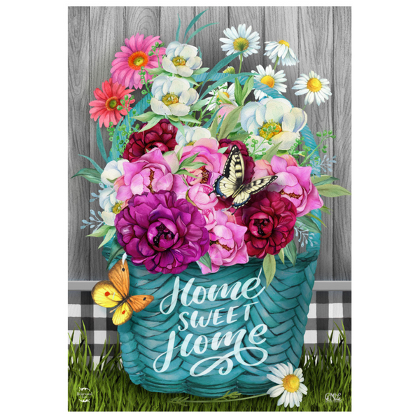 ‘Floral Basket’ Decorative Flag