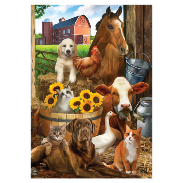 ‘The Gang’s All Here’ Decorative Flag