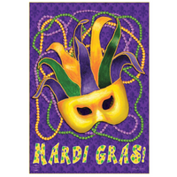‘Mardi Gras’ Decorative Flag