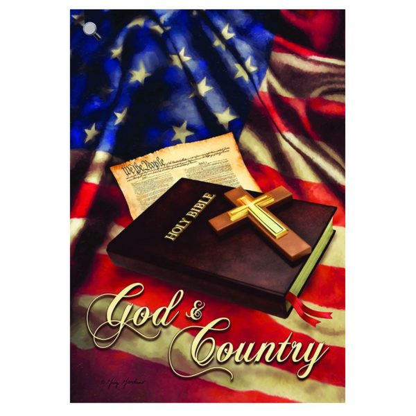 ‘God and Country’ Decorative Flag