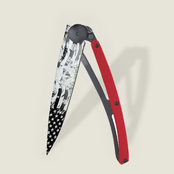 DEEJO 37g ‘Red Aluminum / American Bald Eagle’