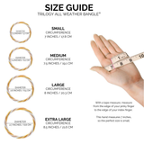 BuDhaGirl ‘Trilogy’ All Weather Bangle, Single