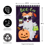 ‘Boo-Gee Ghost Applique’ Decorative Flag