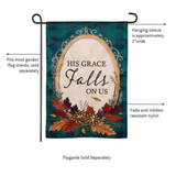 ‘His Grace Falls On Us Appliqué’ Decorative Flag