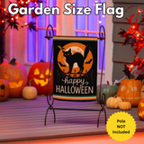 ‘Pet Central Moonlit Black Cat’ Decorative Flag