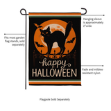 ‘Pet Central Moonlit Black Cat’ Decorative Flag