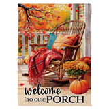‘Welcome to Our Porch’ Decorative Flag
