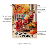 ‘Welcome to Our Porch’ Decorative Flag