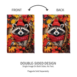 ‘Cozy Racoon’ Decorative Flag