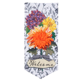 ‘Fall Floral Toile’ Decorative Banner Flag