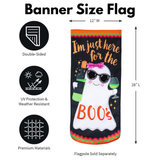 ‘Here For The Boos’ Decorative Banner Flag