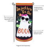 ‘Here For The Boos’ Decorative Banner Flag