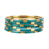 BuDha Girl, Caribe Veda Bangles, Set of 6