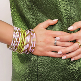 BuDha Girl, Lilac Veda Bangles, Set of 6