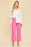 Dear Scarlett “Only Pair” Wide Leg Pant, Assorted Colors