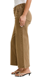 JUDY BLUE, HW Ankle Wide w/ Vintage Front Yoke, Golden Brown