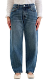 JUDY BLUE, PETITE HW Marlow Arc Jean, DK Time Weathered Indigo