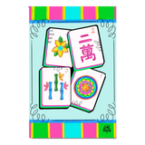 ‘Mahjong Garden Glam’ Decorative Flag