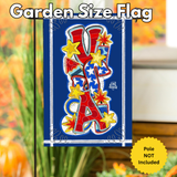 ‘USA Freedom Garden Glam’ Decorative Flag