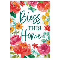 ‘Blessed Floral’ Decorative Flag
