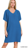 Zenana T-Shirt Pocket Dress, Assorted Colors