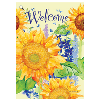 ‘Happy Sunflowers’ Decorative Flag