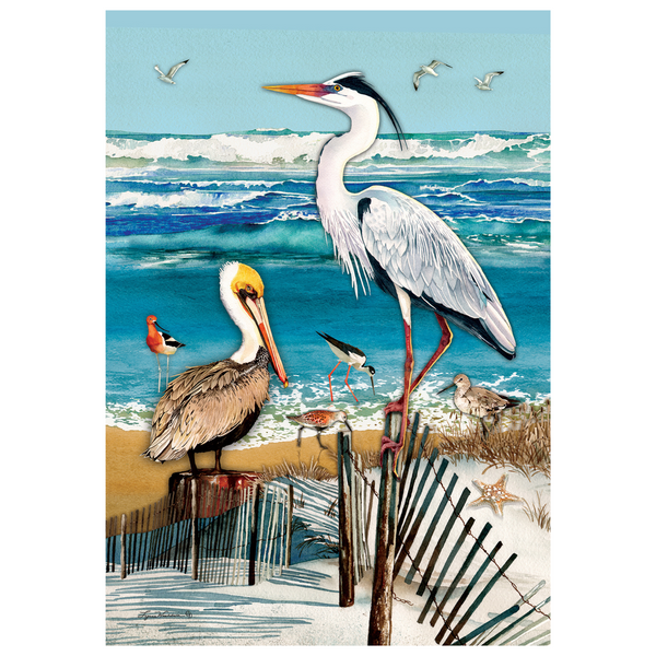 ‘Shore Birds’ Decorative Flag