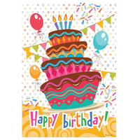 ‘Happy Birthday’ Decorative Flag