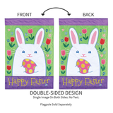 ‘Happy Easter Bunny Head’ Decorative Flag