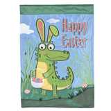 ‘Happy Easter Alligator’ Decorative Flag