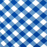 SWIG “Gameday Gingham Royal + Red” Medium Iced Cup Coolie