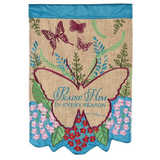 ‘Butterfly Praise Him’ Decorative Flag