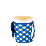 SWIG “Gameday Gingham Royal” Small Iced Cup Coolie