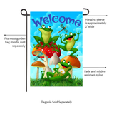 ‘Happy Frogs Summer’ Decorative Flag