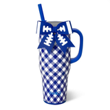 SWIG Leakproof Mega Mug 40oz “Gameday Gingham Royal”