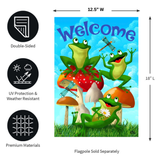 ‘Happy Frogs Summer’ Decorative Flag