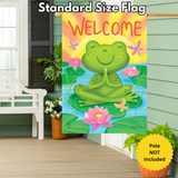 ‘Peaceful Frog’ Decorative Flag