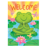 ‘Peaceful Frog’ Decorative Flag