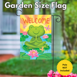 ‘Peaceful Frog’ Decorative Flag