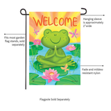 ‘Peaceful Frog’ Decorative Flag