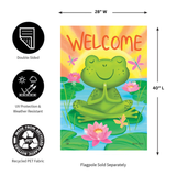 ‘Peaceful Frog’ Decorative Flag