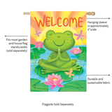 ‘Peaceful Frog’ Decorative Flag