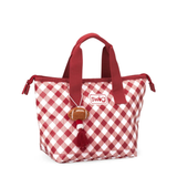 SWIG “GameDay Gingham Crimson” Lunchi Lunch Bag