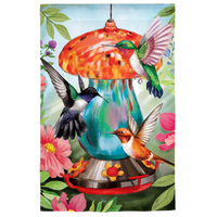 ‘Feeder Frenzy’ Decorative Flag