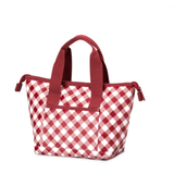SWIG “GameDay Gingham Crimson” Lunchi Lunch Bag