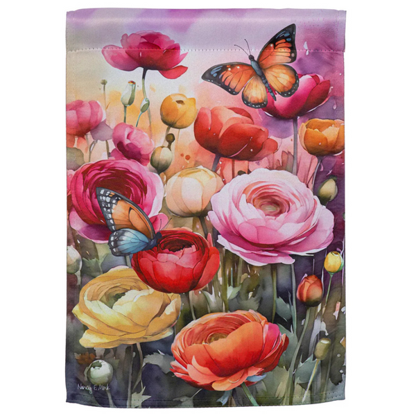 ‘Sunset Garden’ Decorative Flag