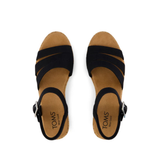 Tom’s “Julia” Wedge Sandal in Black
