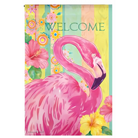 ‘Boho Flamingo’ Decorative Flag